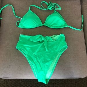 Aerie Bikini Set Green